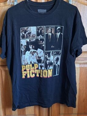 Pulp Fiction Graphic Tee - American Classics - Black